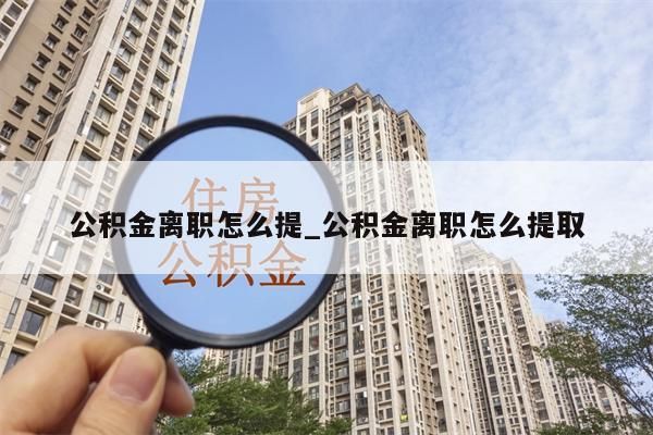 公积金离职怎么提_公积金离职怎么提取